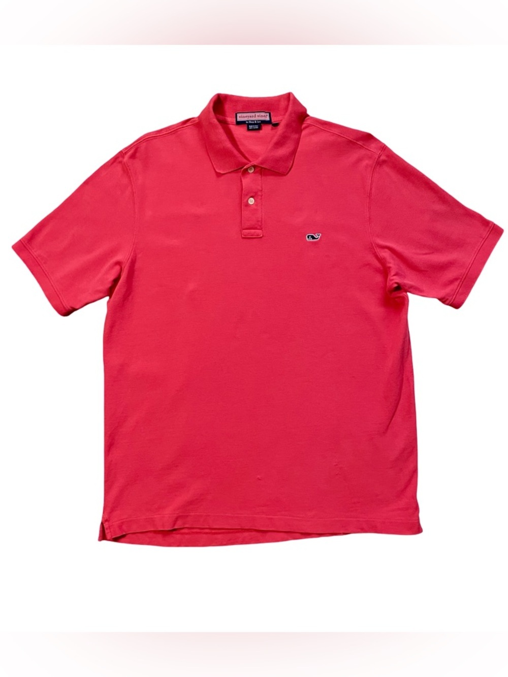 Vineyard Vines Men’s Red Pique Short Sleeve Polo Size Medium